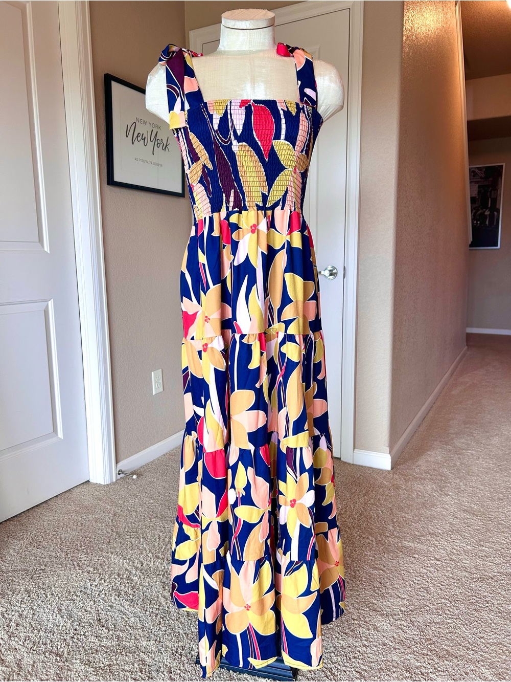 Mister Zimi Savannah Multicolored Print Maxi Dress